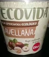 Mängden socker i Ecovida yogur semidesnatado ecologico avellana