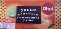 Mängden socker i Yogur gourmand con mandarina y lima