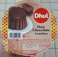 Mängden socker i Flan chocolate familiar