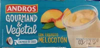 Mängden socker i Gourmand & Vegetal Cremoso de coco melocotón