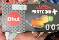 Mängden socker i Flan de clara de huevo