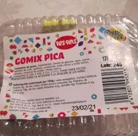 Mängden socker i Gomic pica