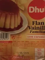 Mängden socker i Flan sabor vainilla familiar