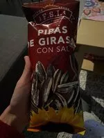 Mängden socker i Pipas de girasol con sal