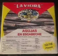 Mängden socker i Agujas en escabeche