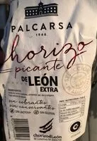 Mängden socker i Chorizo picante de leon extra