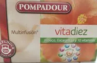 Mängden socker i Pompadour vitadiez