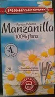 Mängden socker i Manzanilla 100 por ciento flores pureza maxima