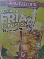 Mängden socker i Agua fría infusión té con limón
