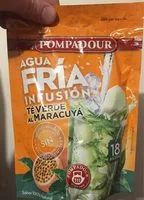Mängden socker i Infusión agua fría té verde al maracuyá sin azúcares