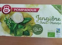 Mängden socker i Pompadour Jengibre con Anís e Hinojo