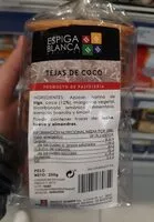 Mängden socker i Tejas de coco