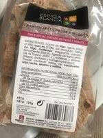 Mängden socker i Mini chapata pasas y nueces