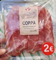 Mängden socker i Coppa