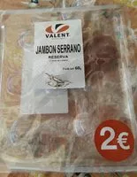 Mängden socker i Jambon Serrano