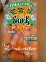Mängden socker i Snack zanahoria baby
