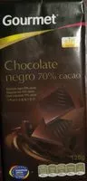 Mängden socker i Chocolate negro 70% cacao