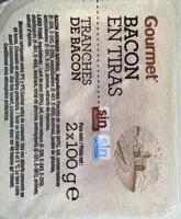 Mängden socker i Bacon en tiras