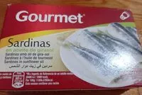 Mängden socker i Sardinas en aceite de girasol