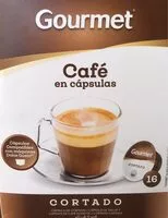 Mängden socker i Cafe en capsulas cortado