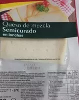 Mängden socker i Queso mezcla semicurado