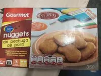 Mängden socker i Nuggets de pechuga de pollo