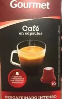 Mängden socker i Café en cápsulas (descafeinado)