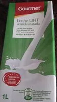 Mängden socker i Leche uth semidesnatada