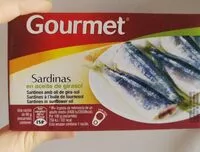 Mängden socker i Sardinas en aceite de girasol