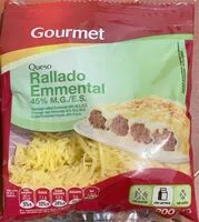 Mängden socker i Queso rallado emental