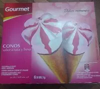 Mängden socker i Conos sabor a nata y fresa