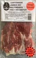 Mängden socker i Chiffonnade jambon sec de pyrenees