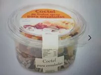 Mängden socker i Coctel de frutos secos para ensaladas