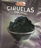 Mängden socker i Ciruelas con hueso