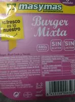 Mängden socker i Burger Mixta