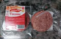 Mängden socker i Burger Meat Vacuno