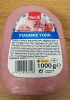Mängden socker i Fiambre york