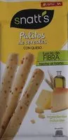 Mängden socker i Snatt's Palitos De Trigo Con Queso