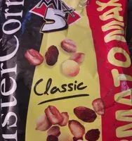 Mängden socker i Mister Corn Mix 5 coctel de frutos secos y snacks bolsa 300 g