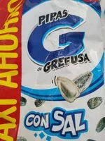 Mängden socker i Pipas con sal Formato Maxi envase 300 g
