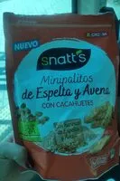 Mängden socker i Minipalitos de espelta y avena con cacahuetes