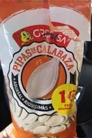 Mängden socker i Pipas de calabaza