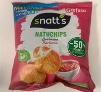 Mängden socker i Snatts Naturchips barbacoa