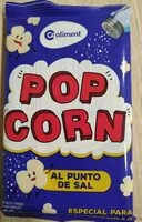 Mängden socker i Pop corn