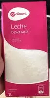 Mängden socker i Leche desnatada