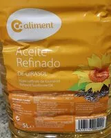 Mängden socker i Aceite refinado de girasol