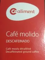 Mängden socker i Café molido descafeinado