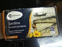 Mängden socker i Sardina en aceite de girasol
