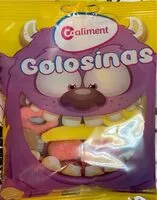 Mängden socker i Golosinas