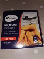 Mängden socker i Mejillones En escabeche